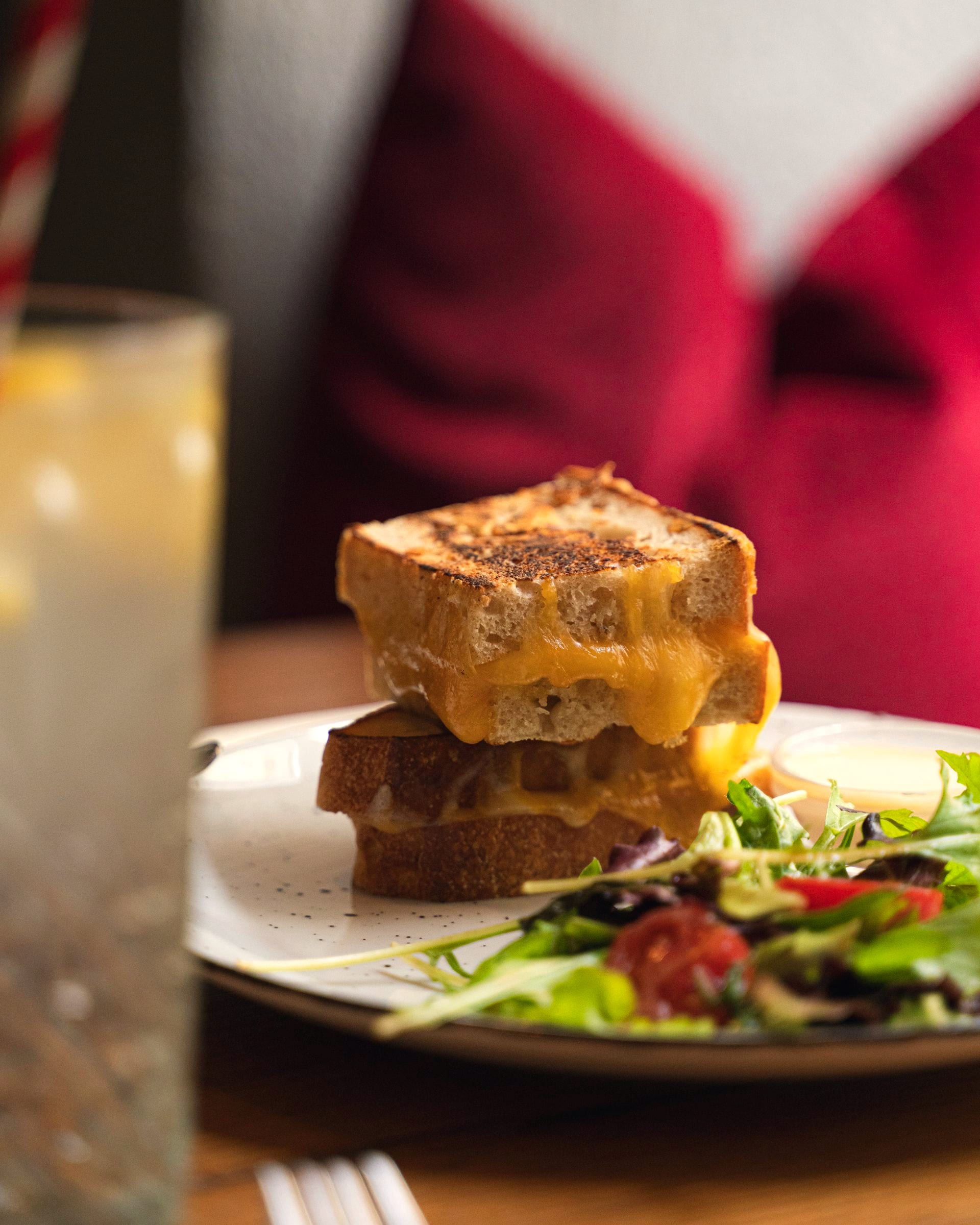 Café 1070 brunch plate with sourdough — Adriatic Farmer's Brunch, Vienna 1070